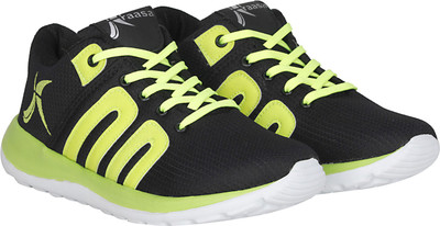 

Kraasa Sports Running Shoes For Men(Black, Black::green