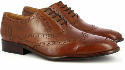 

Alberto Torresi Brogues For Men(Tan