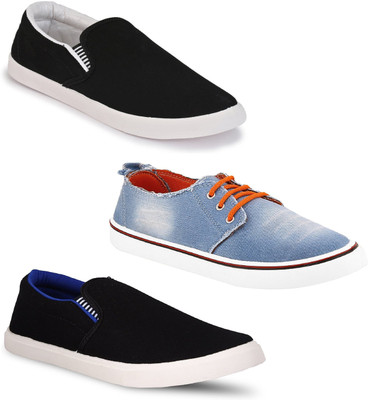 

Chevit Men's Combo Pack Of 3 Casual Shoes, Sneakers For Men(Multicolor