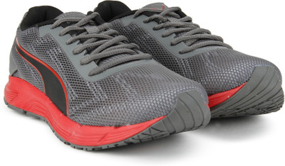 

Puma Engine IDP Running Shoes For Men(Grey, Quarry-puma black-high risk re