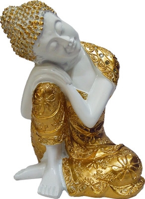 

FABZONE Antique Finish Lord Buddha Statue God Gautam Buddh Sculputer Handicraft Idol Diwali Decorative Spiritual Puja Vastu Showpiece Figurine - Religious Pooja Gift Item & Murti for Mandir / Temple / Home / Office Decorative Showpiece - 25 cm(Polyresin, 