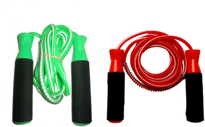 

Venom BEARING GREEN AND RED SKIPPING ROPES Freestyle Skipping Rope(Green, Red, Pack of 2)