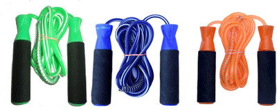 

Venom BEARING GREEN, BLUE AND ORANGE SKIPPING ROPES Freestyle Skipping Rope(Green, Blue, Orange, Pack of 3), Blue;green;orange
