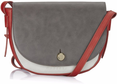 

Caprese Women Casual Grey Leatherette Sling Bag