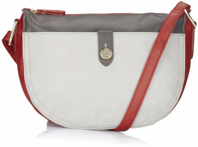 

Caprese Women Casual Red Leatherette Sling Bag