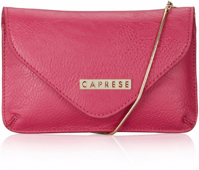

Caprese Women Casual Pink Leatherette Sling Bag