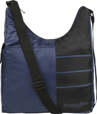 

Imagica Men & Women Casual Blue Polyester Sling Bag