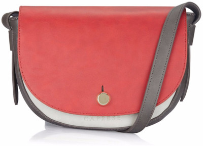 Caprese Women Casual Red Leatherette Sling Bag
