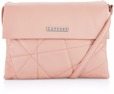 

Caprese Women Casual Pink Leatherette Sling Bag