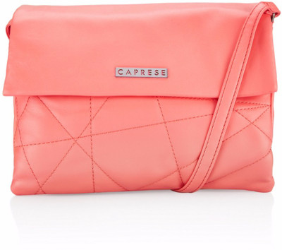 

Caprese Women Casual Pink Leatherette Sling Bag