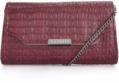 

Caprese Women Evening/Party Red Leatherette Sling Bag