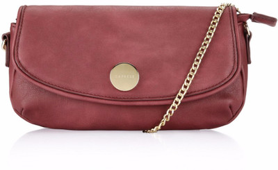 

Caprese Women Evening/Party Red Leatherette Sling Bag