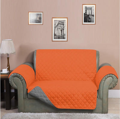 @Home by nilkamal by Nilkamal Polyester 3 Seater Sofa Checkered Cover(Pack of 1 Multicolor)