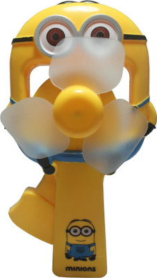 

Siltason Shakti Happy Time Cool Minon Shaped Hand Fan For Kids.A.P-102(Multicolor)