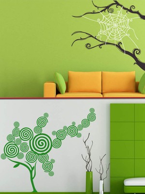 

Trends on Wall  Nature Sticker(Pack of 2, Multicolor