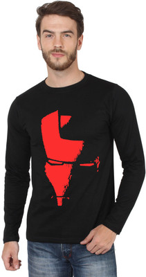 

SayItLoud Graphic Print Men' Round Neck Black T-Shirt