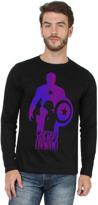 

SayItLoud Printed Men's Round Neck Black T-Shirt