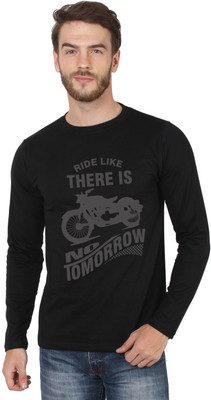 

SayItLoud Printed Men's Round Neck Black T-Shirt