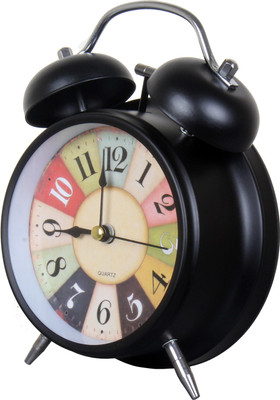 

Relevant Analog Twin Bell Alarm With LED Back Light Black Clock