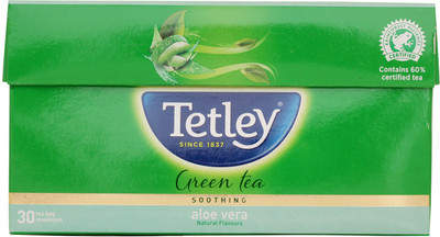 

Tetley Aloe Vera Green Tea Bags(30 Bags, Box)