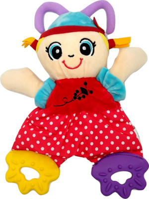

Baby Bucket Premium Quality Plush Teether Sozzy Toy Teether(Beige)