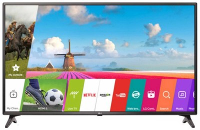 View LG 123cm (49 inch) Full HD LED Smart TV(49LJ617T)  Price Online