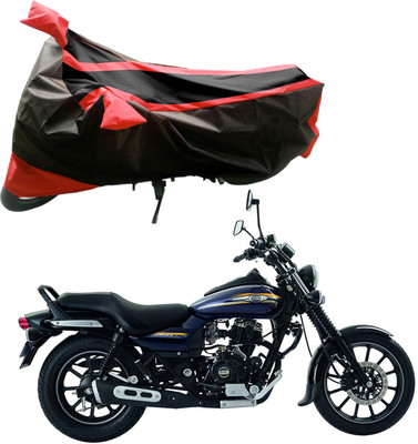

Purpleheart Two Wheeler Cover for Bajaj(Avenger 220 Street, Black, Red)