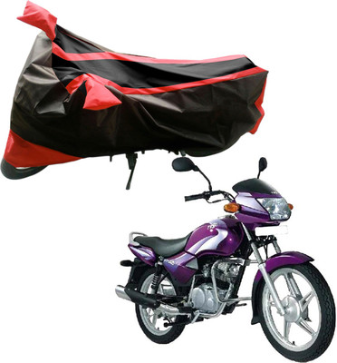 Purpleheart Two Wheeler Cover for TVS(Star City, Black, Red)