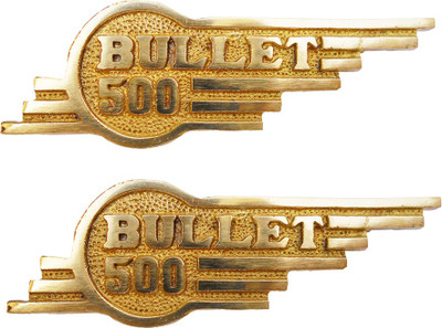 

Almos Bullet 500cc Tool Box Motiff Set Royal Enfield Emblem