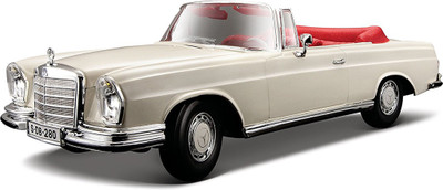 

Maisto 1967 Mercedes Benz 280 SE Diecast Car, Scale 1:18, Color - White(White)