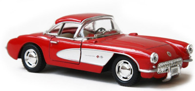 

Kinsmart 5'' 1957 Chevrolet Corvette Car Toys for Kids from Smiles Creation(Multicolor)