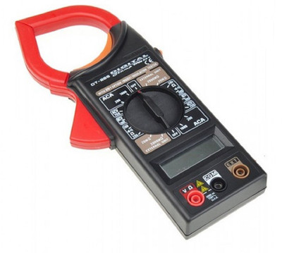 

KSR eTrade Clamp Meter To Measure Voltage Amps Resistance With Meter Display Digital Voltage Tester
