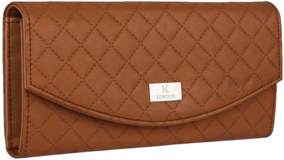 

K London Women Brown Artificial Leather Wallet(4 Card Slots)