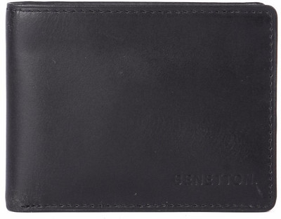

United Colors of Benetton Men Black Genuine Leather Wallet(6 Card Slots)