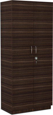 

Auspicious Home Easter Engineered Wood 2 Door Wardrobe(Finish Color - Wenge & White)