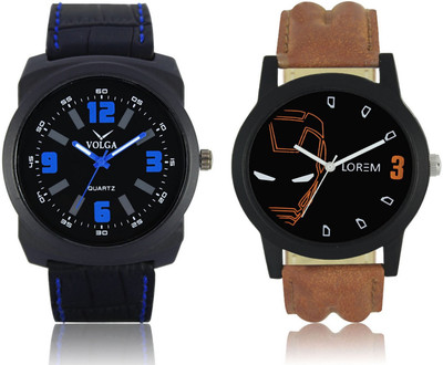 

Volga VL32LR04 New Exclusive Collection Leather Strap-Belt Mens Watches Best Offer Combo Watch - For Boys