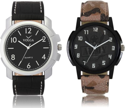 Volga VL35LR03 New Exclusive Collection Leather Strap-Belt Mens Watches Best Offer Combo Watch  - For Boys   Watches  (Volga)