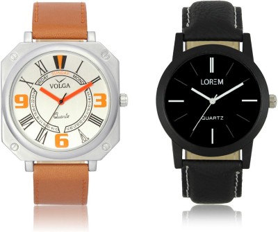Volga VL45LR05 New Exclusive Collection Leather Strap-Belt Mens Watches Best Offer Combo Watch  - For Boys   Watches  (Volga)