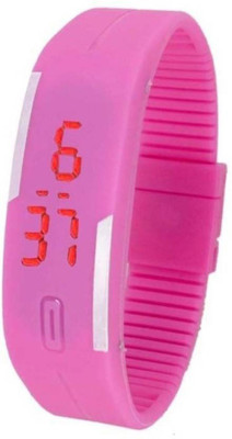 

Shivam Retail Pink LED Ruf And Tuf Hand Band Watch - For Boys