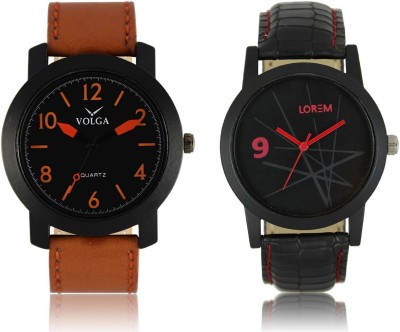 Volga VL19LR08 New Exclusive Collection Leather Strap-Belt Mens Watches Best Offer Combo Watch  - For Boys   Watches  (Volga)