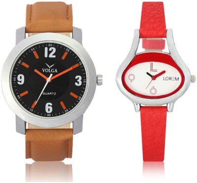 Volga VL28LR206 New Exclusive Collection Leather Strap-Belt Mens Watches Best Offer Combo Watch  - For Boys   Watches  (Volga)