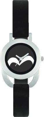 Gopal Retail Valentime 0016 Black Fancy Analog Watch  - For Girls   Watches  (Gopal Retail)