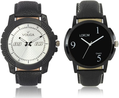 Volga VL38LR06 New Exclusive Collection Leather Strap-Belt Mens Watches Best Offer Combo Watch  - For Boys   Watches  (Volga)