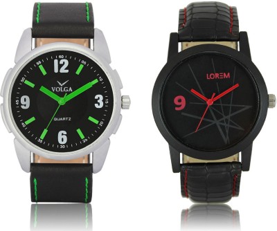 Volga VL26LR08 New Exclusive Collection Leather Strap-Belt Mens Watches Best Offer Combo Watch  - For Boys   Watches  (Volga)