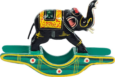 

Desi Toys Rocking Elephant Hilata Haati(Multicolor)