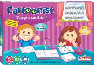 

Playmate Cartoonist - Everyone can sketch ! Age 5 to 8 Years +