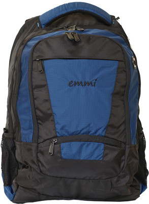 

EMMI BAGS Dacron Blue 34 L Laptop Backpack(Blue, Black)
