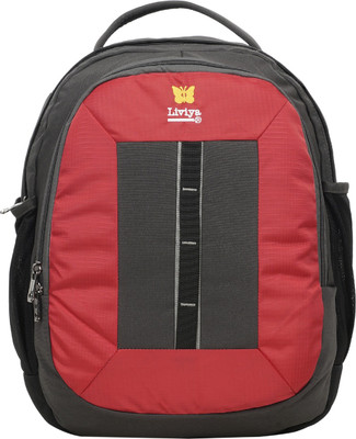 

Liviya SB1002LV 30 L Backpack(Grey, Red)