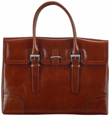 

Rohit Bal Tan Brown Leather Handbag for Men Shoulder Bag(Brown, 12 L)