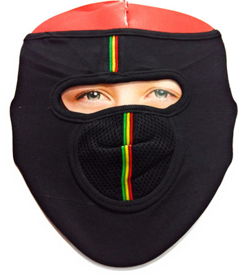 

KAUSAL KF Black Bike Face Mask for Men & Women(Size: Free, Balaclava)